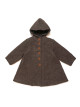 HUTTELiHUT Poohx Ullkåpe Dark Brown