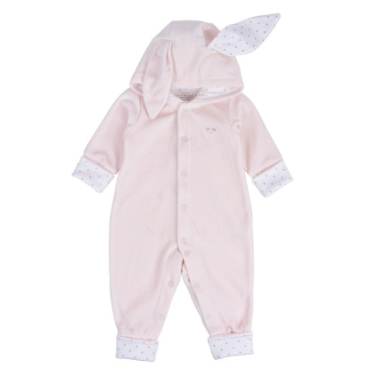 LIVLY Bunny Overall Pink Plush