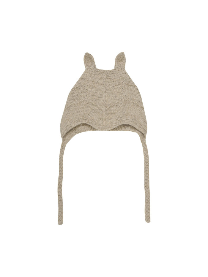 HUTTELiHUT Bonnet Ears Alpaca Wool Camel