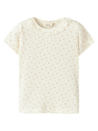 LIL`ATELIER Hulla T-Skjorte Coconut Milk