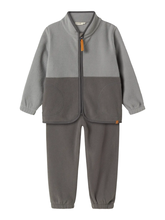 LIL`ATELIER Laspektra Fleece Set Ultimate Grey