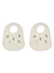 LIEWOOD Tilda Bib 2-Pack Peach Shell