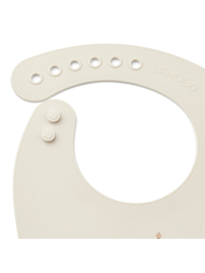 LIEWOOD Tilda Bib 2-Pack Peach Shell