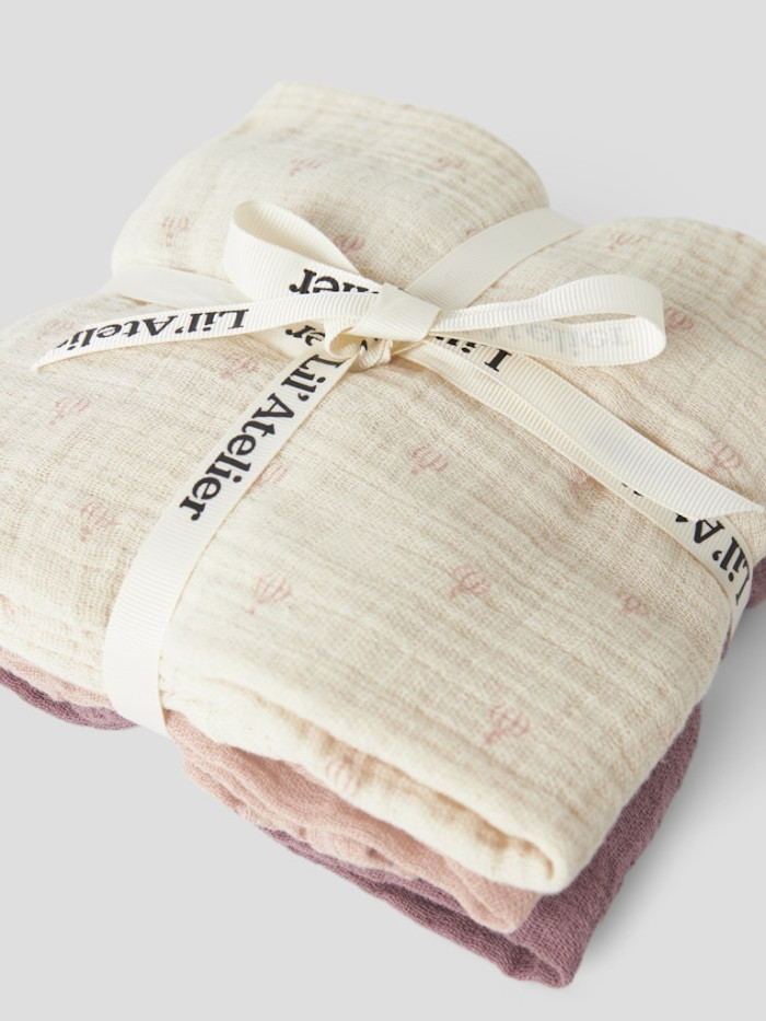 LIL`ATELIER Fergie Nappies 3-Pack Rose