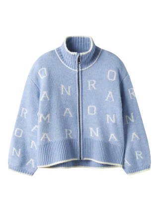 NAME IT Ofleliana Oversized Knit Jacket Cashmere Blue