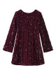 NAME It Frusitt Paljett Dress Burgundy