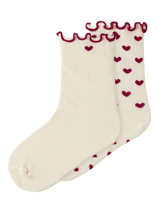 LIL`ATELIER Rosita 2-Pack Sock Heart