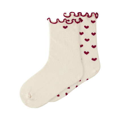 LIL`ATELIER Rosita 2-Pack Sock Heart