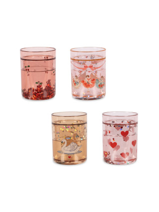KONGES SLØJD Glitter Cups 4-Pack