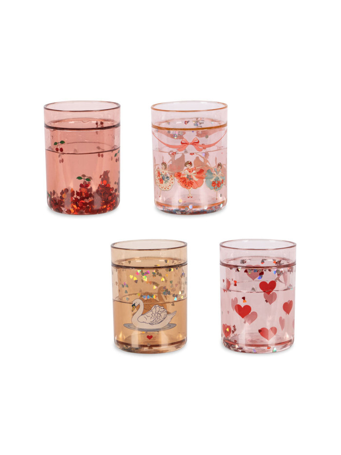 KONGES SLØJD Glitter Cups 4-Pack