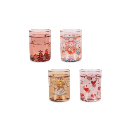 KONGES SLØJD Glitter Cups 4-Pack