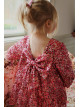 KONGES SLØJD Lila Sequin Bow Dress Sparkling Sangria