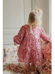 KONGES SLØJD Lila Sequin Bow Dress Sparkling Sangria