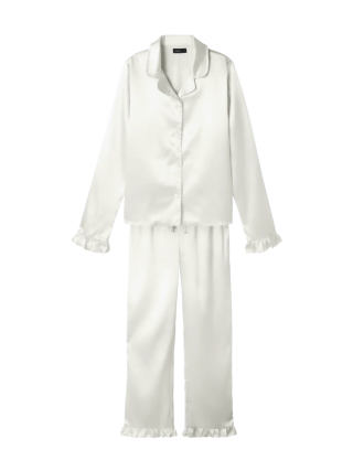 LMTD Night Pyjamas Set White