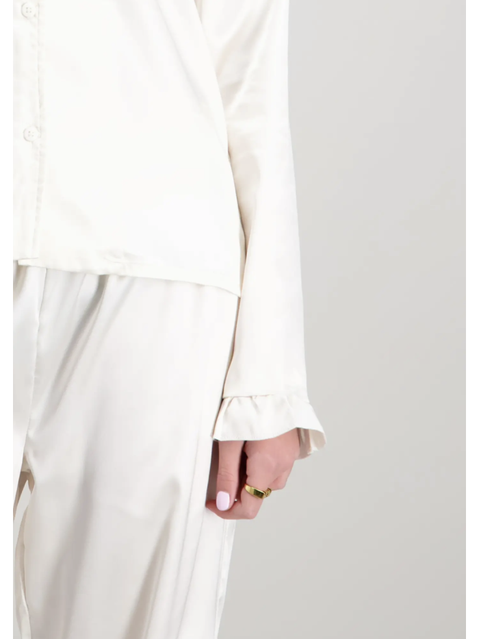 LMTD Night Pyjamas Set White