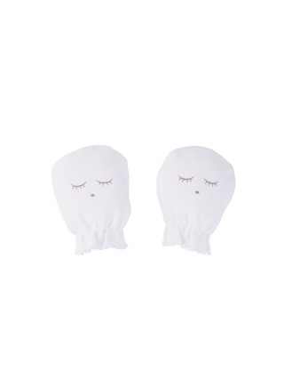 LIVLY Sleeping Cutie Hand Knits White